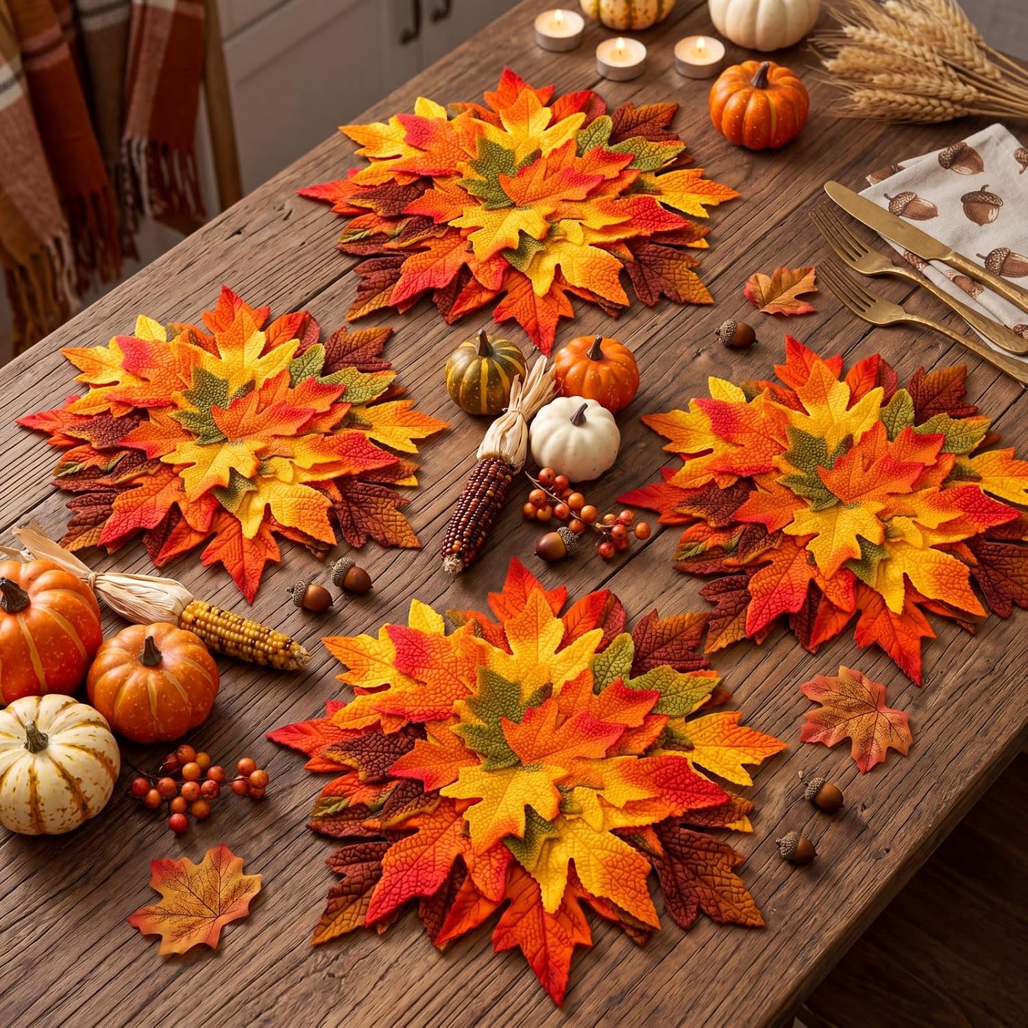Fall Leaf Placemats