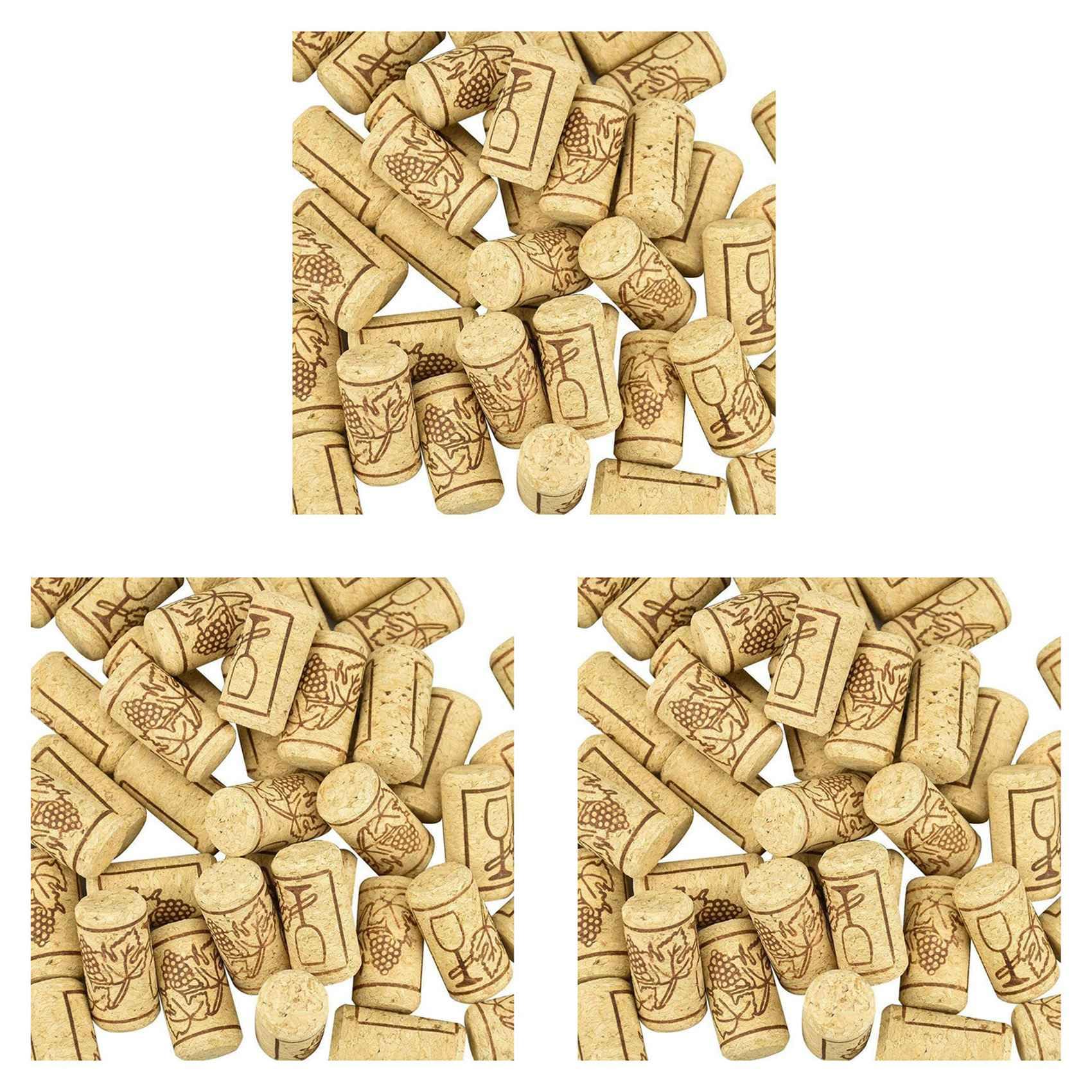 Hndhbfgrt 3X Wine Corks, Wooden Cork Wine Bottles Cork for Natural Corks Cork for Wooden Wine Corks for DIY, Decoration Hobbies