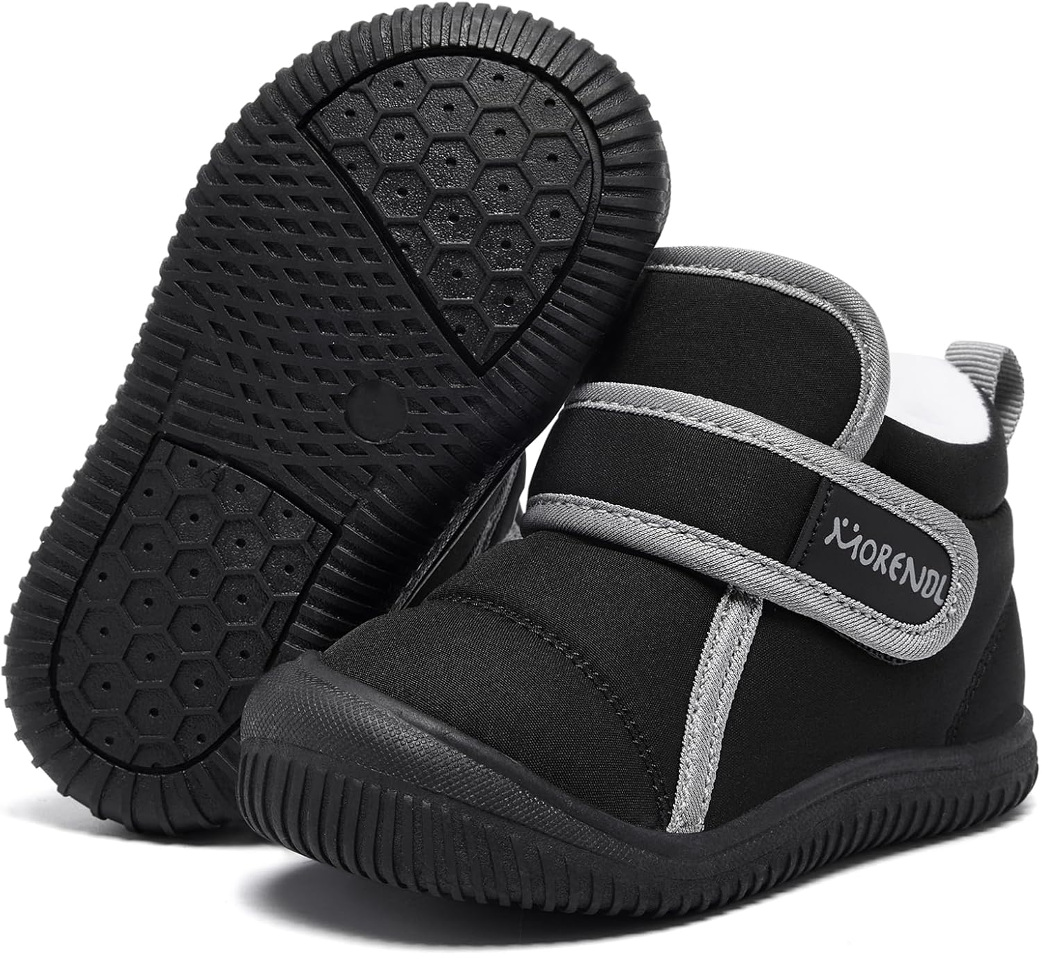MORENDL Toddler Snow Boots Baby Booties Infant Winter Shoes First Walking Shoes