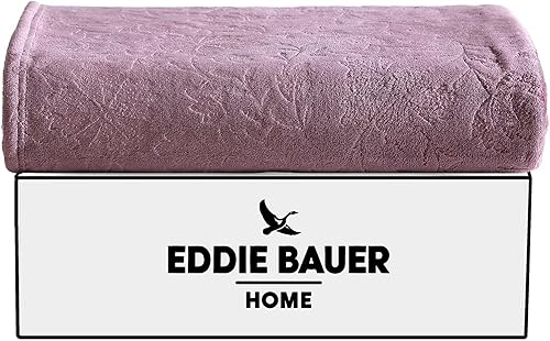 Vista 144 de Eddie Bauer Manta reversible de vellón sherpa, ropa de cama y decoración del hogar, para todas las estaciones, (Bunkhouse Plaid Beige), beige