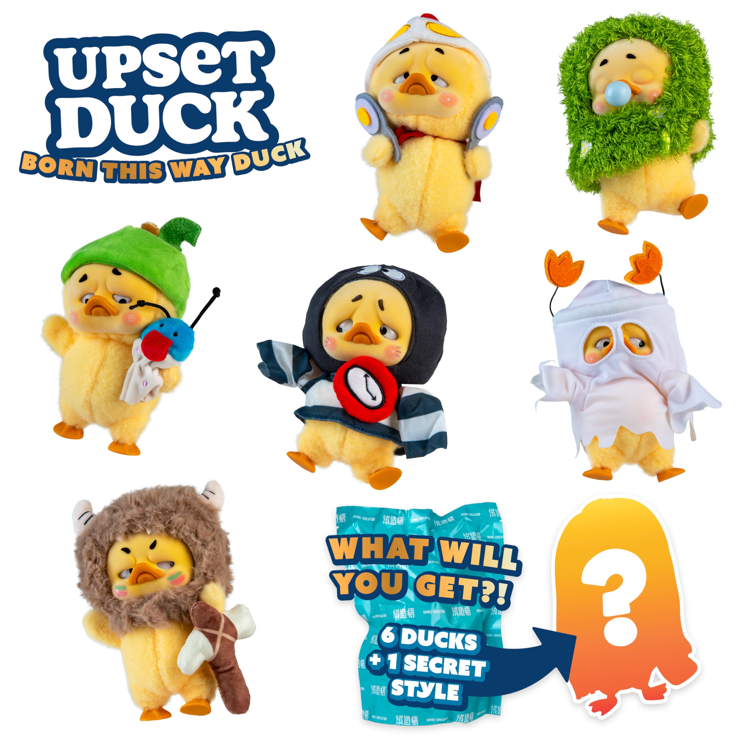 Amazon.co.jp: ORB公式 Upset Duck Blind Box ぬいぐるみ フィギュア