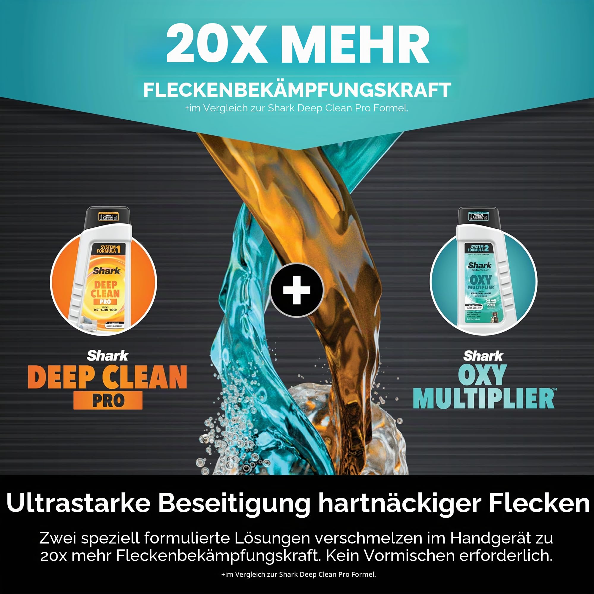 Shark StainStriker PX225BRN Tragbarer Teppich-, Polster- und Teppichreiniger, XL-Werkzeug und selbstreinigender Flecken- und Geruchsentferner, perfekt für den Autoinnenraum, 3 Reinigungswerkzeuge und