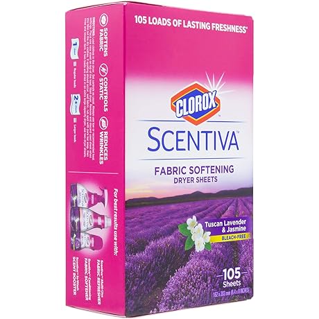 Scentiva Tuscan Lavender & Jasmine Dryer Sheets