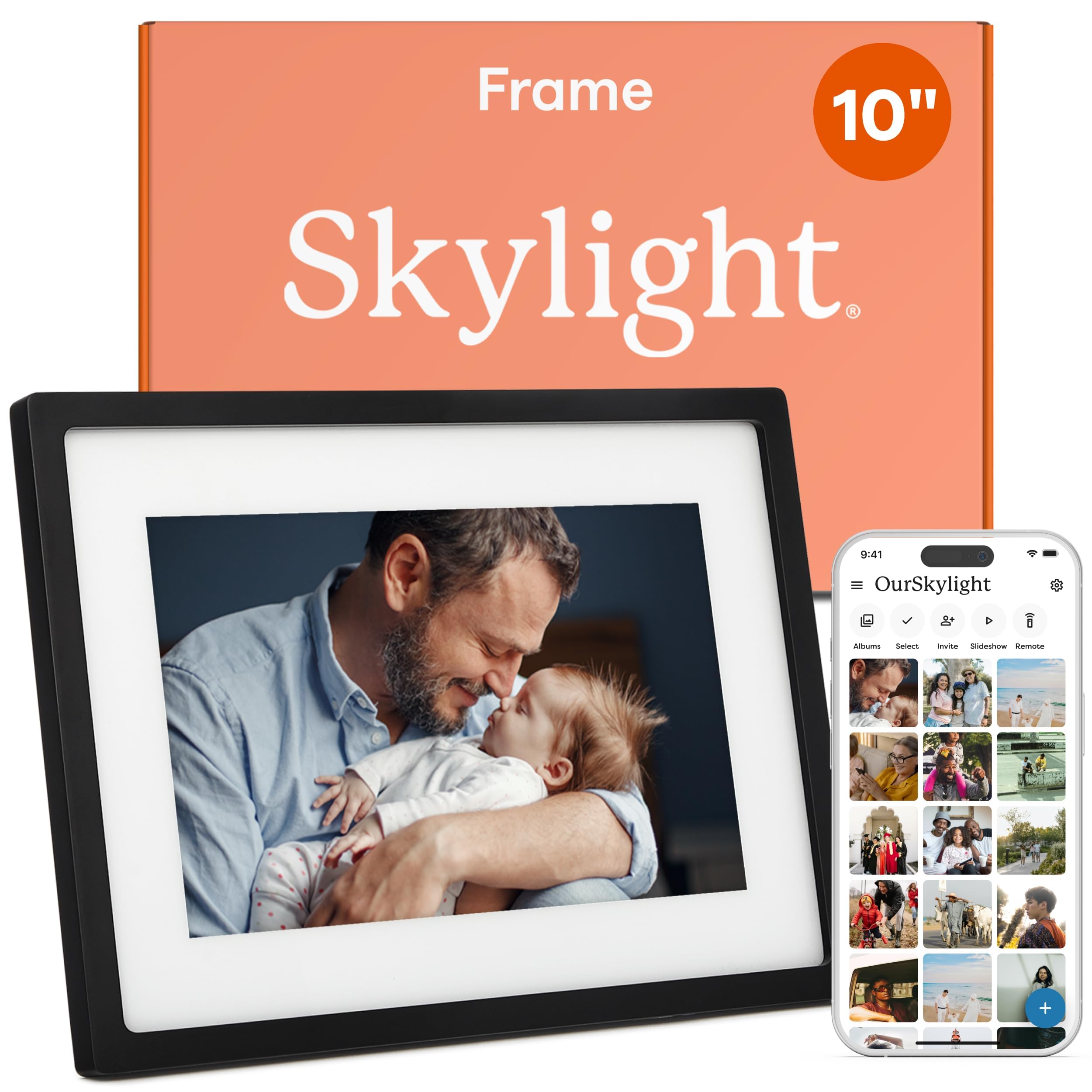 Amazon.com : Skylight Frame – WiFi Digital Picture Frame Customer