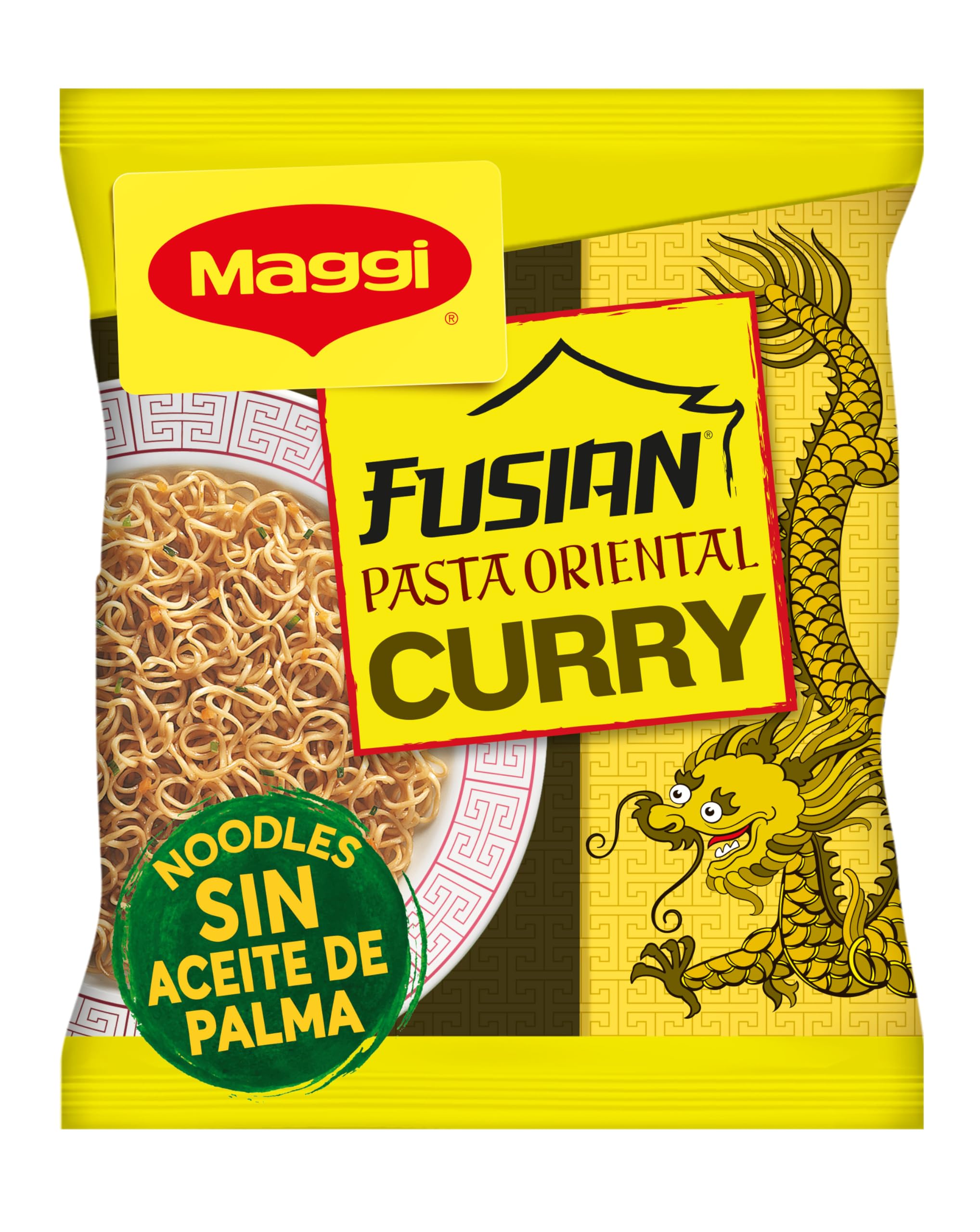 Maggi Pasta Oriental Curry pack de 10 Listo en 3 minutos