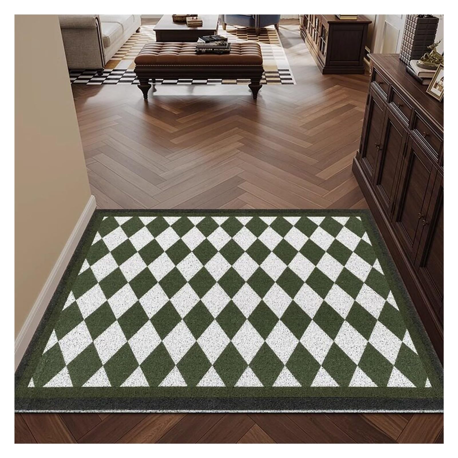 Alfombra pasillo antideslizante para entrada de casa y terraza exterior en medida de 60x90cm
