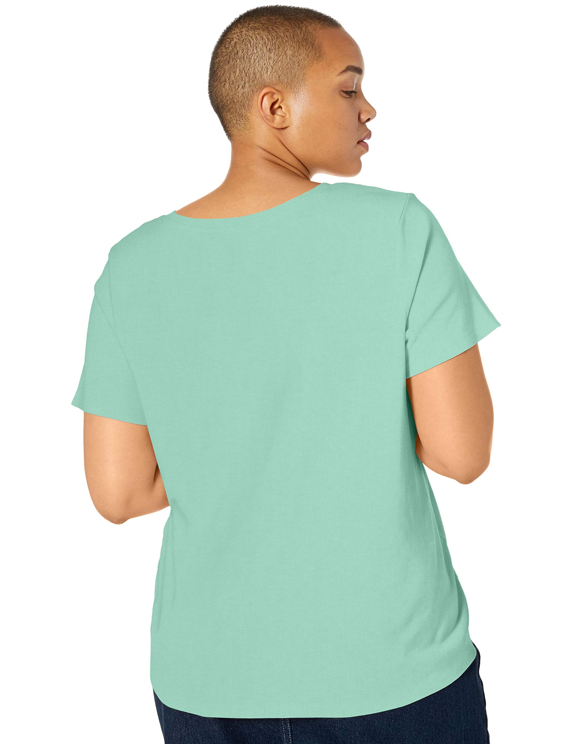 Tommy Hilfiger Adaptive Tommy Hilfiger Camiseta con Cuello En V para Camiseta Mujer