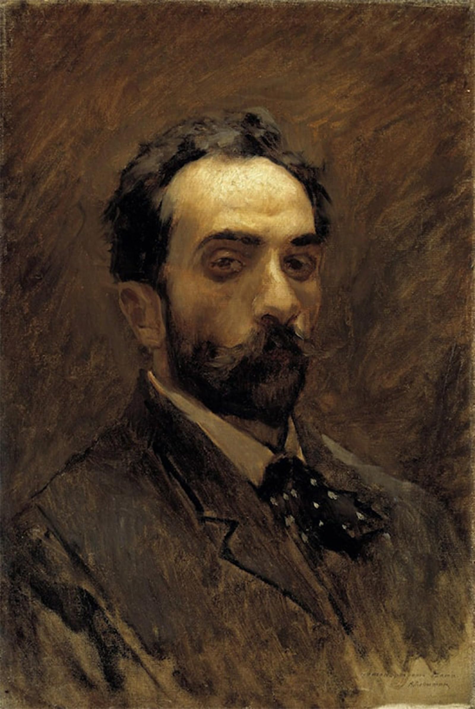 SERENDIPITP Vintage Picture Print on Canvas Wall Art Poster Self-portrait Isaac Levitan Artwork Print Poster for Wall Decor 60x90cm