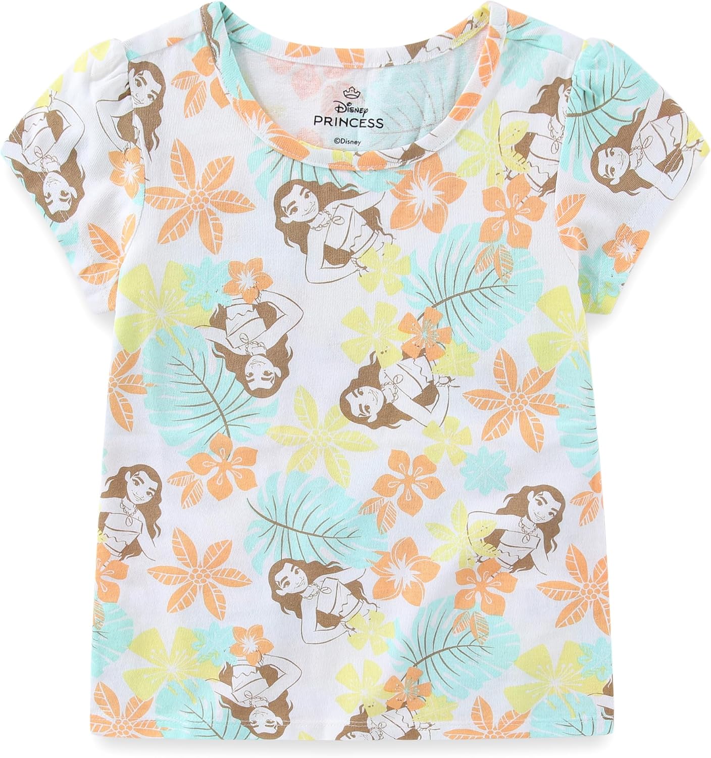 Disney Moana Girls 3 Pack Short Sleeve T-Shirt for Toddlers and Big Kids - Image 4