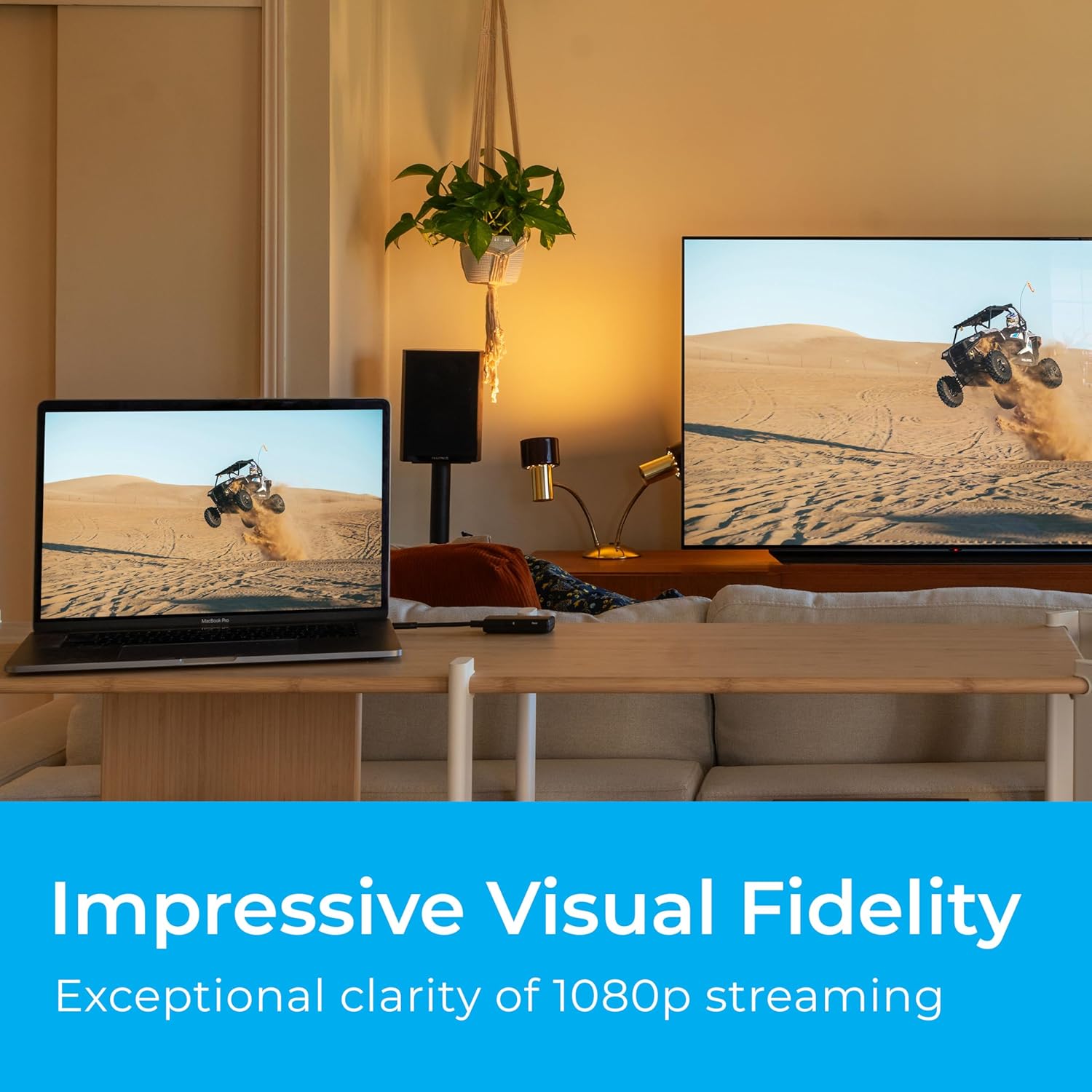Nyrius Orion Prime Wireless USB-C to HDMI Video Transmitter & Receiver, Plug & Play Extender, Stream Full HD 1080p up to 150ft from PC, Laptop, Mobile Phone, Tablet to a TV or Projector (TDD21)