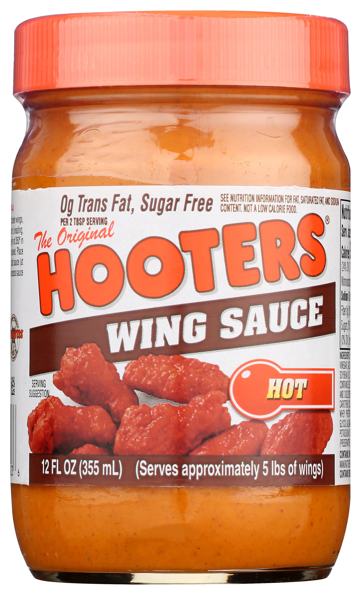 THE ORIGINAL HOOTERSHooters Hot Wing Sauce, Fat Free, 12 Ounces (Pack Of 6)
