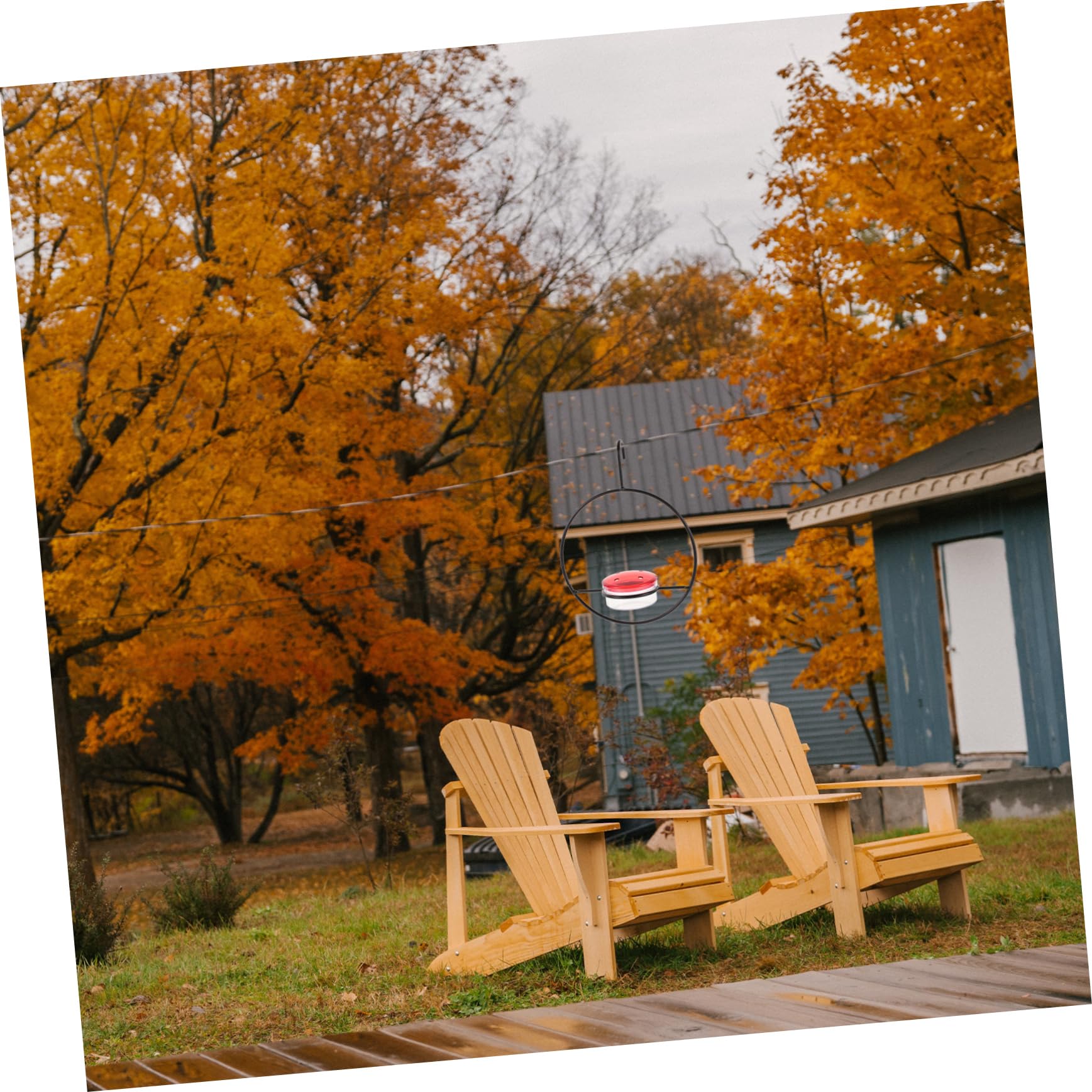 BESPORTBLE 2pcs Hanging Bird Feeder Durable Plastic Garden Bird Food Container for Backyard Window Versatile Feeding