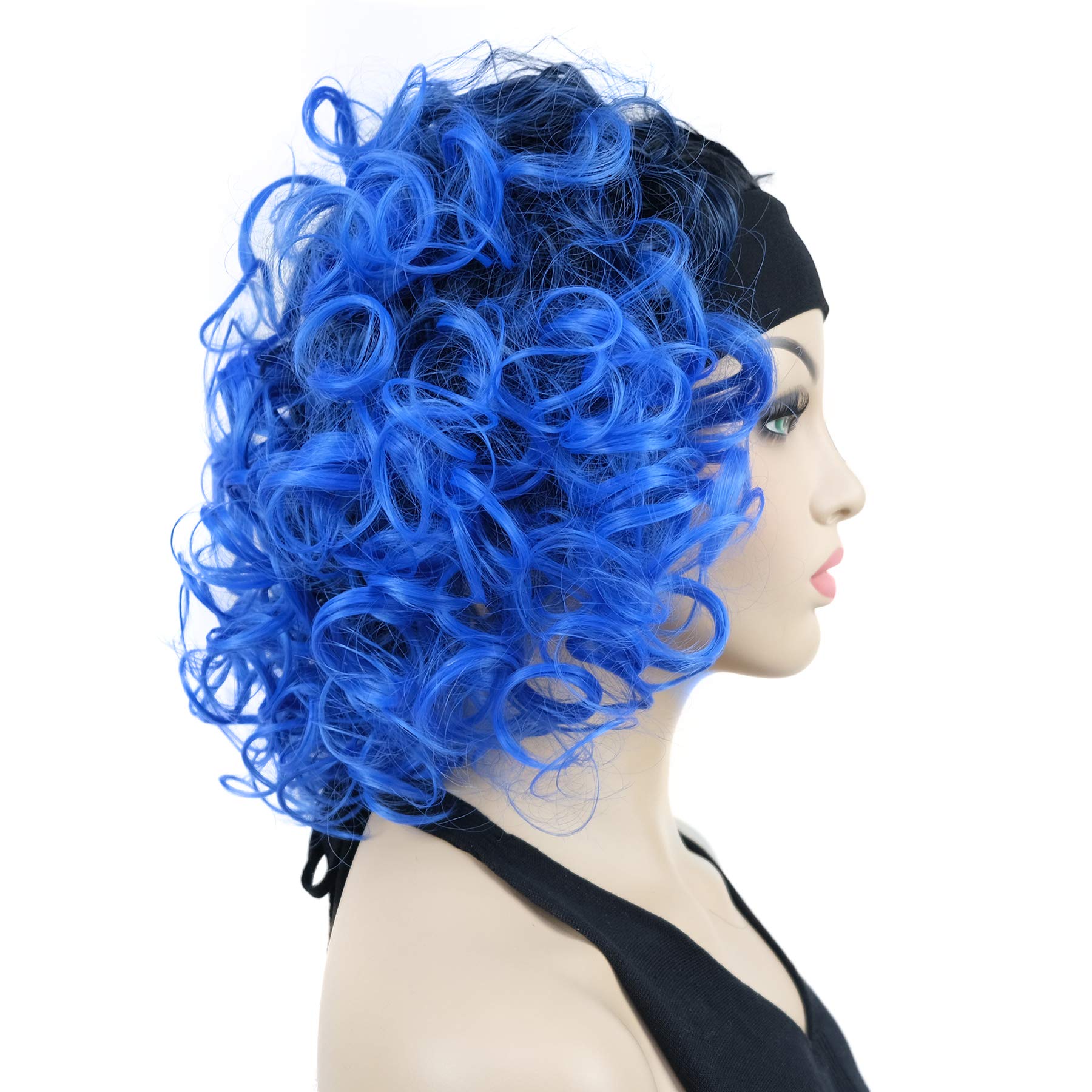 abigailandbleu Headband Wig Human Hair Deep Wave 16 Inch Curly Headband Wig 61ZgqLCFOHL_1.jpg main image 2