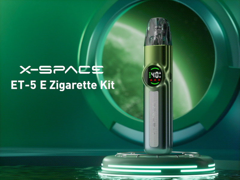 X-SPACE E Zigarette mit 1100mAh Akku, Nachfüllbar Vape Pod System für  Stareter, Vape Starterkit für DTL/RDL/MTL Vaping ohne Liquid ohne Nikotin:  Amazon.de: Elektronik & Foto
