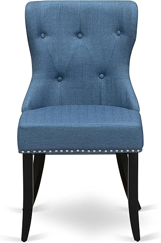 Miniatura 5 de East West Furniture ESSI3-BCH-21, pequeño, negro y cereza