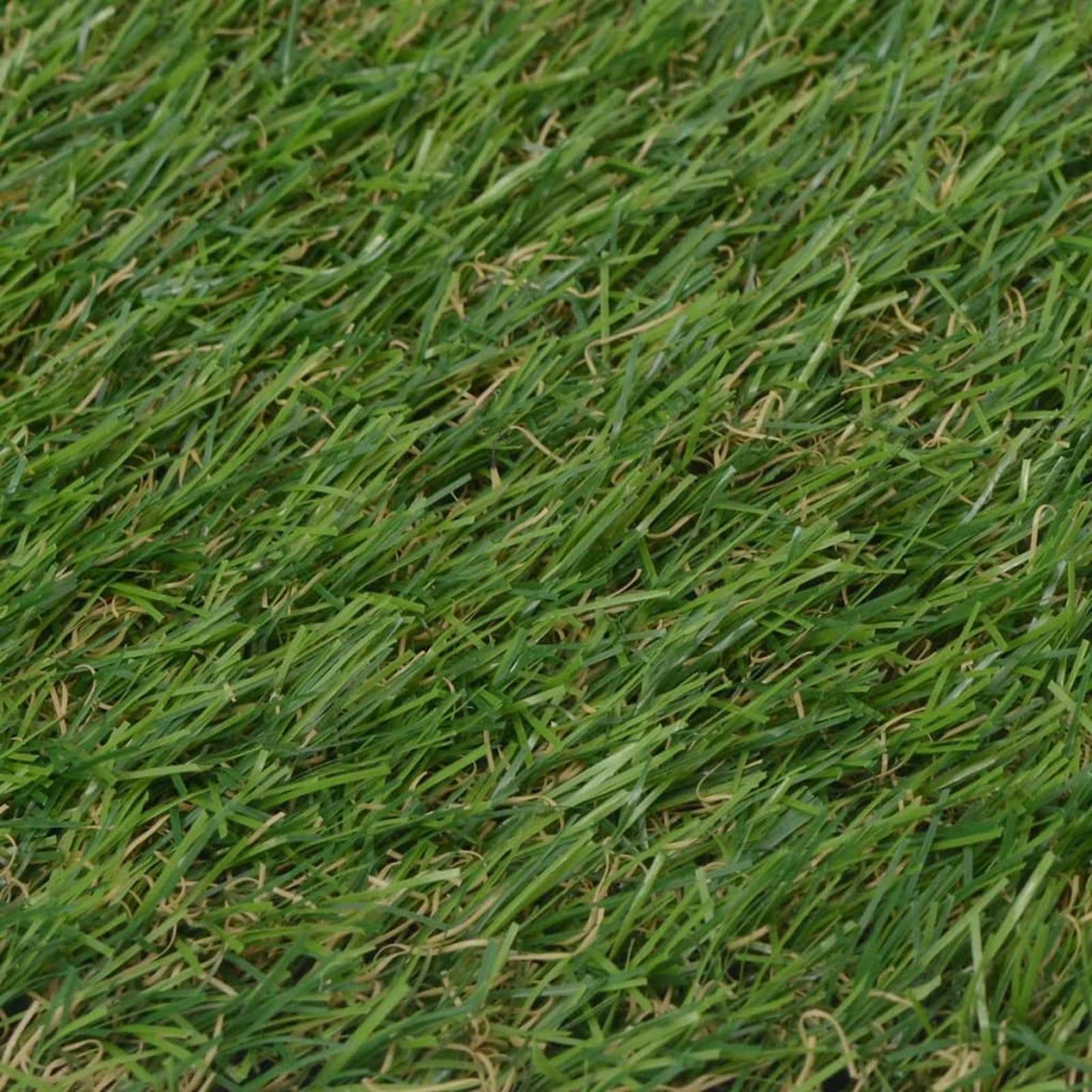 Gecheer Erba Sintetica,Prato Sintetico da Esterno,Tappetini e Zerbini per Cani,Prato Finto Sintetico,Tappeto Erboso,Prato Artificiale Giardino,Prato Finto da Esterno,1x10 m/20 mm Verde