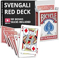 Vista 37 de Ted's Sterling Magic Precision Red Rider Back Bicycle Mazo Svengali con Instrucciones para 100+ Trucos (2 de Tréboles)