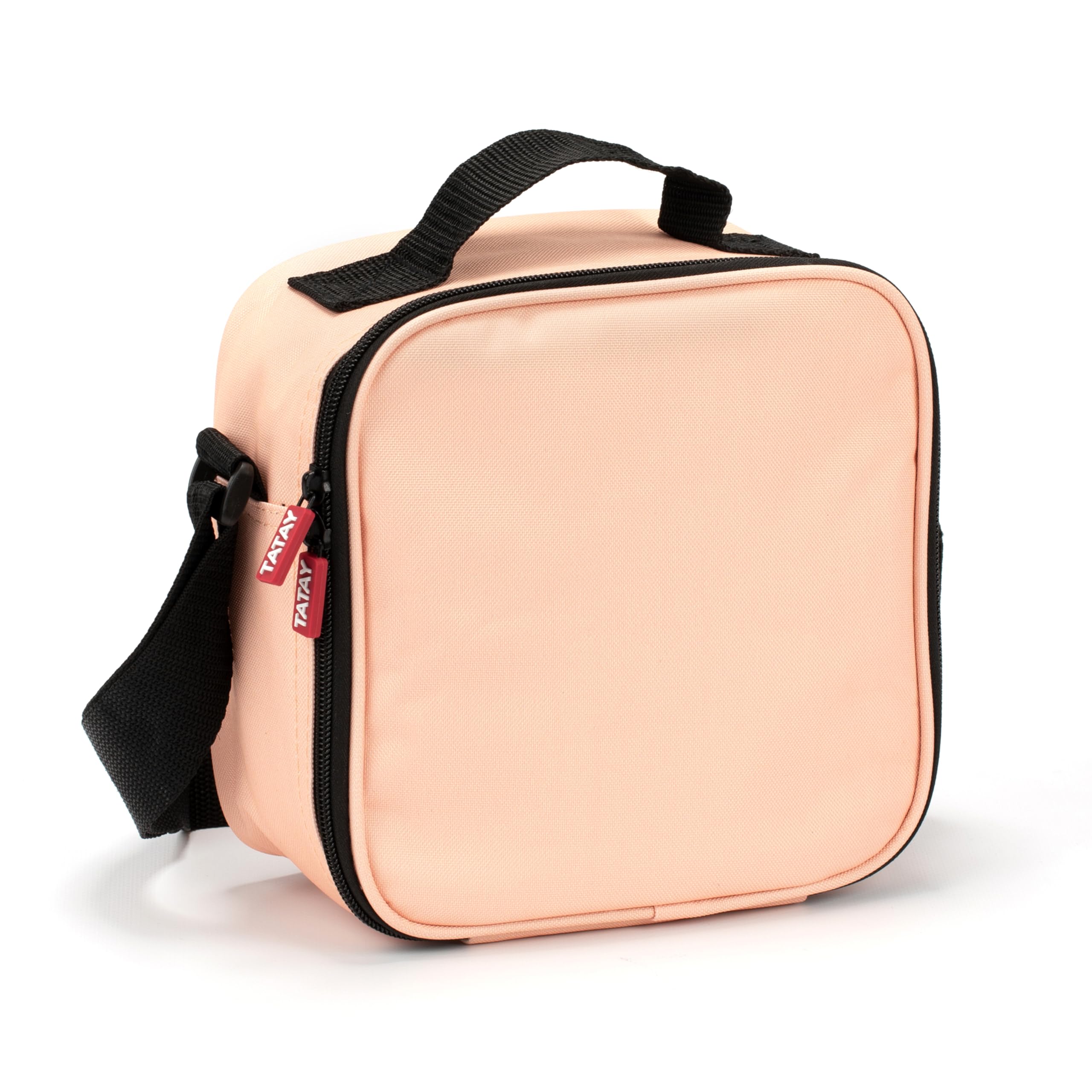 Tatay Bolsa Termica Porta Alimentos Impermeable - Urban Food Casual Glass 3,5L | 2 Tapers de Cristal 0,57L | Triple Capa Aislante | Cuerpo Semirrígido | Bolsillo Interior | 22x12x21,5cm, Negro — view 19