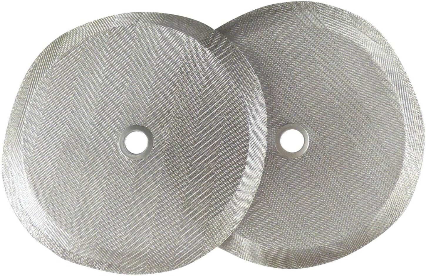 Universal Replacement French Press Filter: 4 Inch Stainless Steel Mesh Replacements for Bodum or Compatible Coffee Press Filters - French Press Screen Replacement Parts with Recipe Ebook, 2 Pack