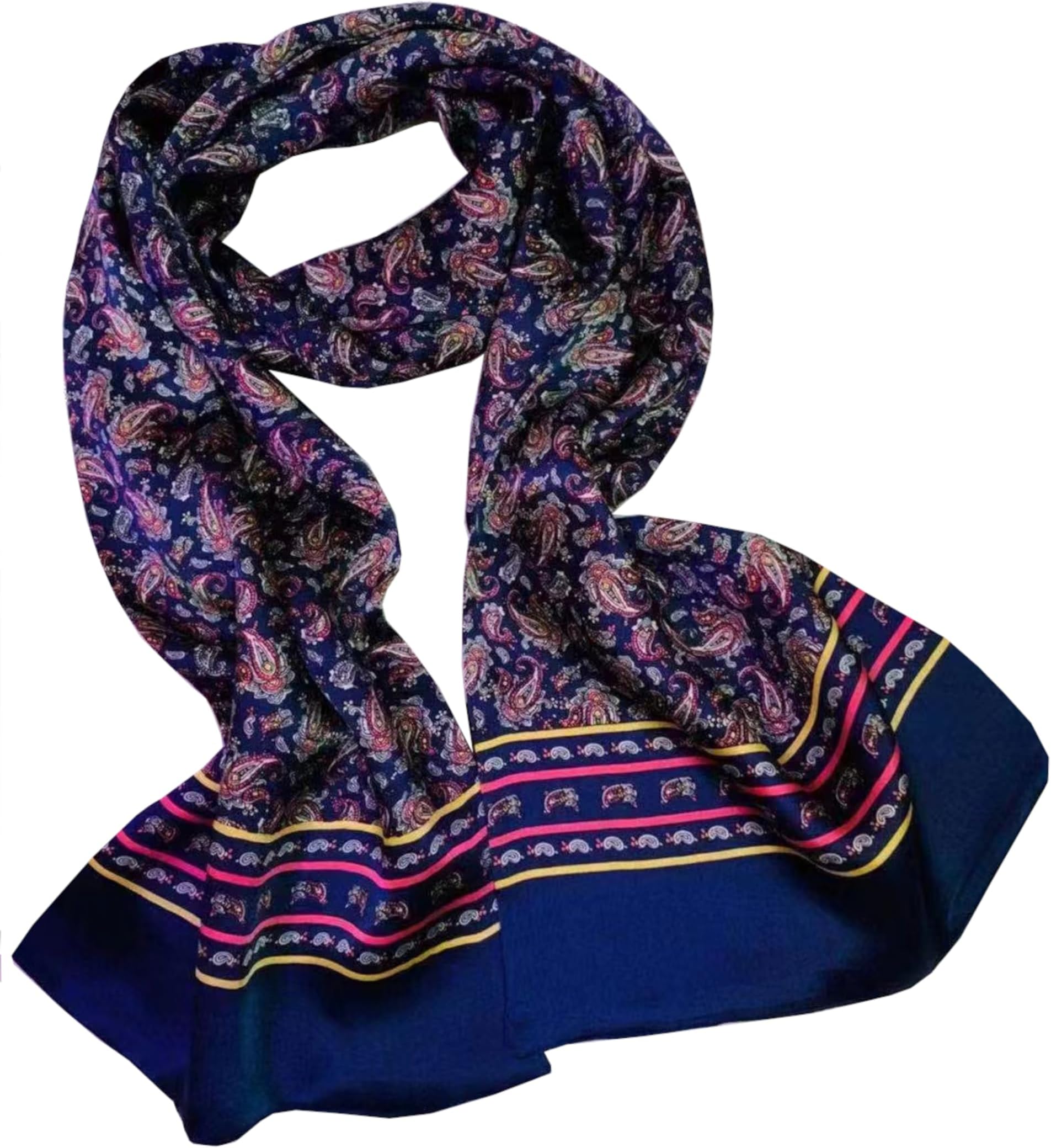 63 inches Man's 100 Pure silk scarf wrap Accessory gift