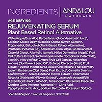 Vista 6 de Andalou Naturals Suero rejuvenecedor con retinol a base de plantas, 1 oz