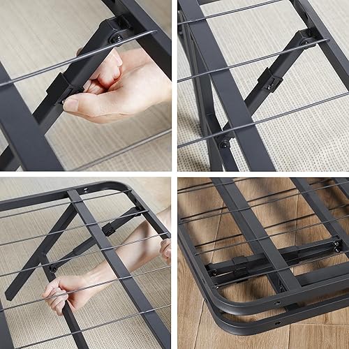 Miniatura 63 de Listón de marco de acero de la cama para dormir Olee T-3000 OL14BF04, Acero, Negro