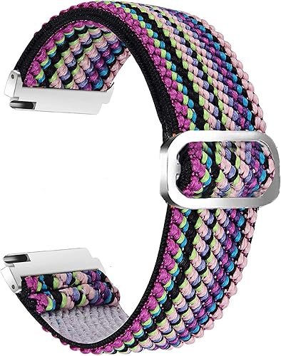 Miniatura 8 de Lamshaw Correa de repuesto ajustable de nailon elástico de 0.866 in para hombres y mujeres, compatible con TOOBUR, TEMINICE, VRPEFIT, Konitee,