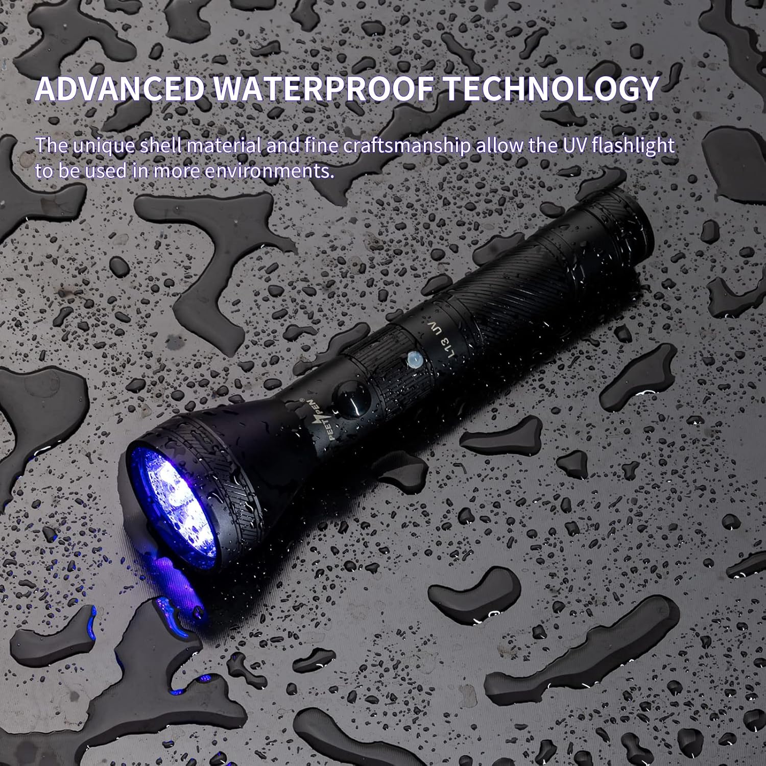 Visor Nocturno Uv Led Linterna Luz Negra Detector De Manchas De Orina Ultravioleta Para Mascotas | Bodega Herramienta Inspección Forense