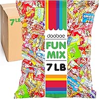 Vista 1 de Caramelos a granel envueltos individualmente 7 libras Caramelos de piñata a granel Paquete surtido de dulces surtidos Bolsa surtida de dulces