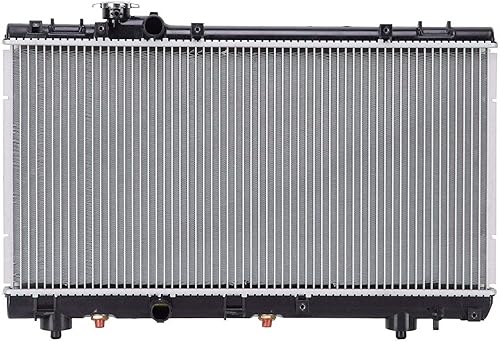 Radiador con núcleo de 1 pulgada de grosor  Compatible con Toyota Paseo 1996-1999 Tercel 1995-1999 1.5L L4  Sustituye a TO3010182 1640011611