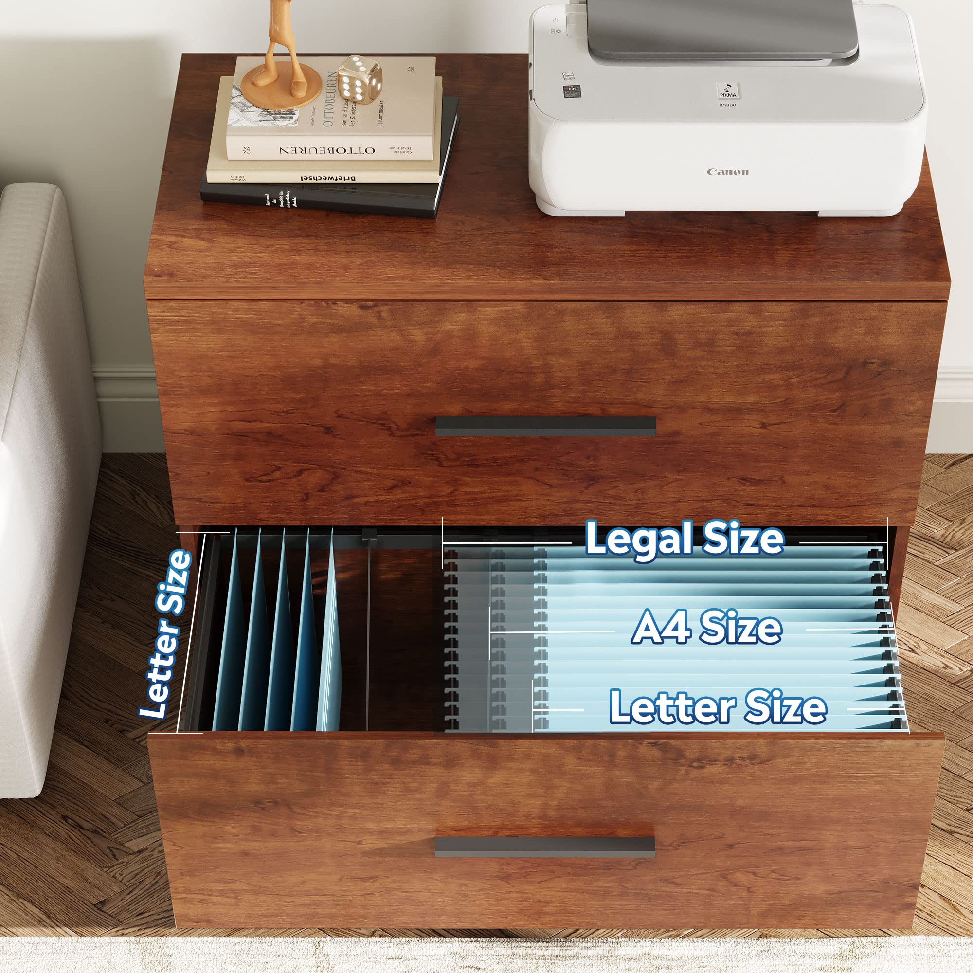 DEVAISE 2 Drawer Wood Lateral...B09V22DXP1