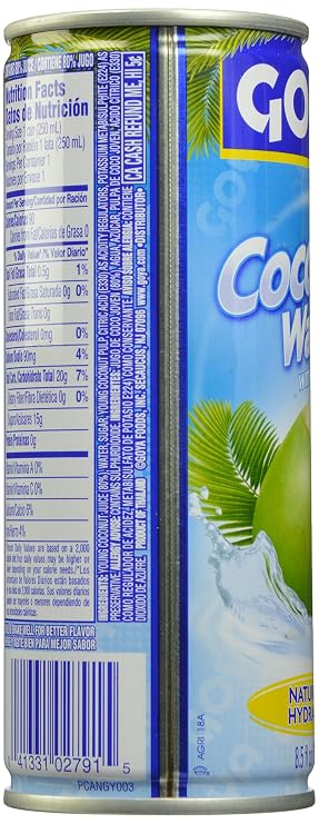 Goya Coconut Water, 8.5 Fl Oz (Pack of 6)