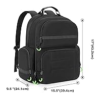 Vista 6 de PGmoon Console Backpack Compatible with PS5Xbox OneOne SXbox 360, Travel Carrying Case Bag with Protective Liner Fits 15.6" Laptop, Headset