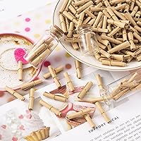 Vista 7 de Nuorest - 300 piezas de papel de desplazamiento vintage, papel de mensaje escribible de 1 x 2.36 pulgadas, papel de desplazamiento para letras