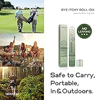 Vista 8 de After Bug Bite Roll On Alivio de la picazón causado por mosquitos, pulgas, hormigas de fuego y otras picaduras de insectos, sin perfume y seguro