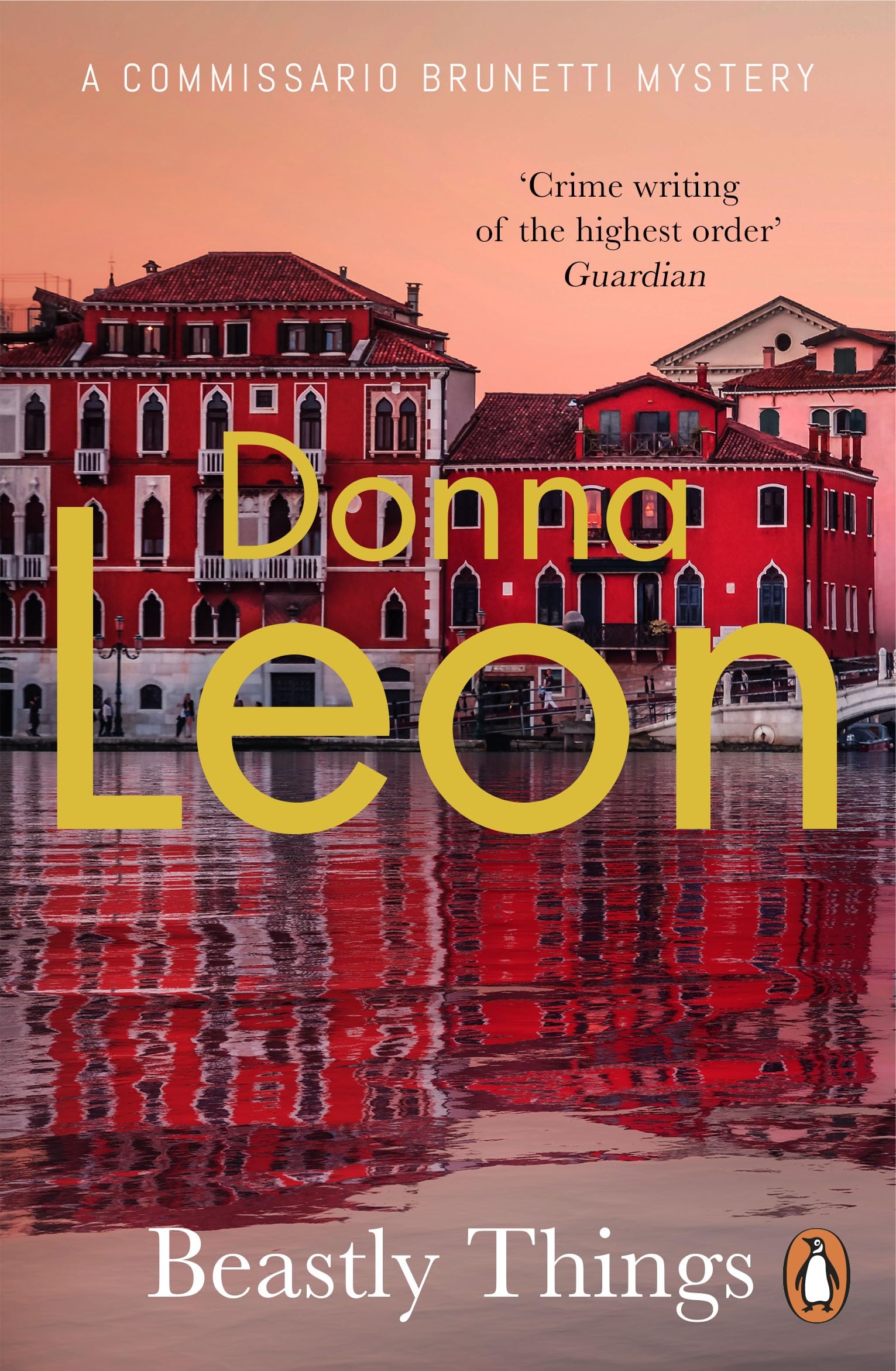 Beastly Things by Donna Leon (Paperback Book)