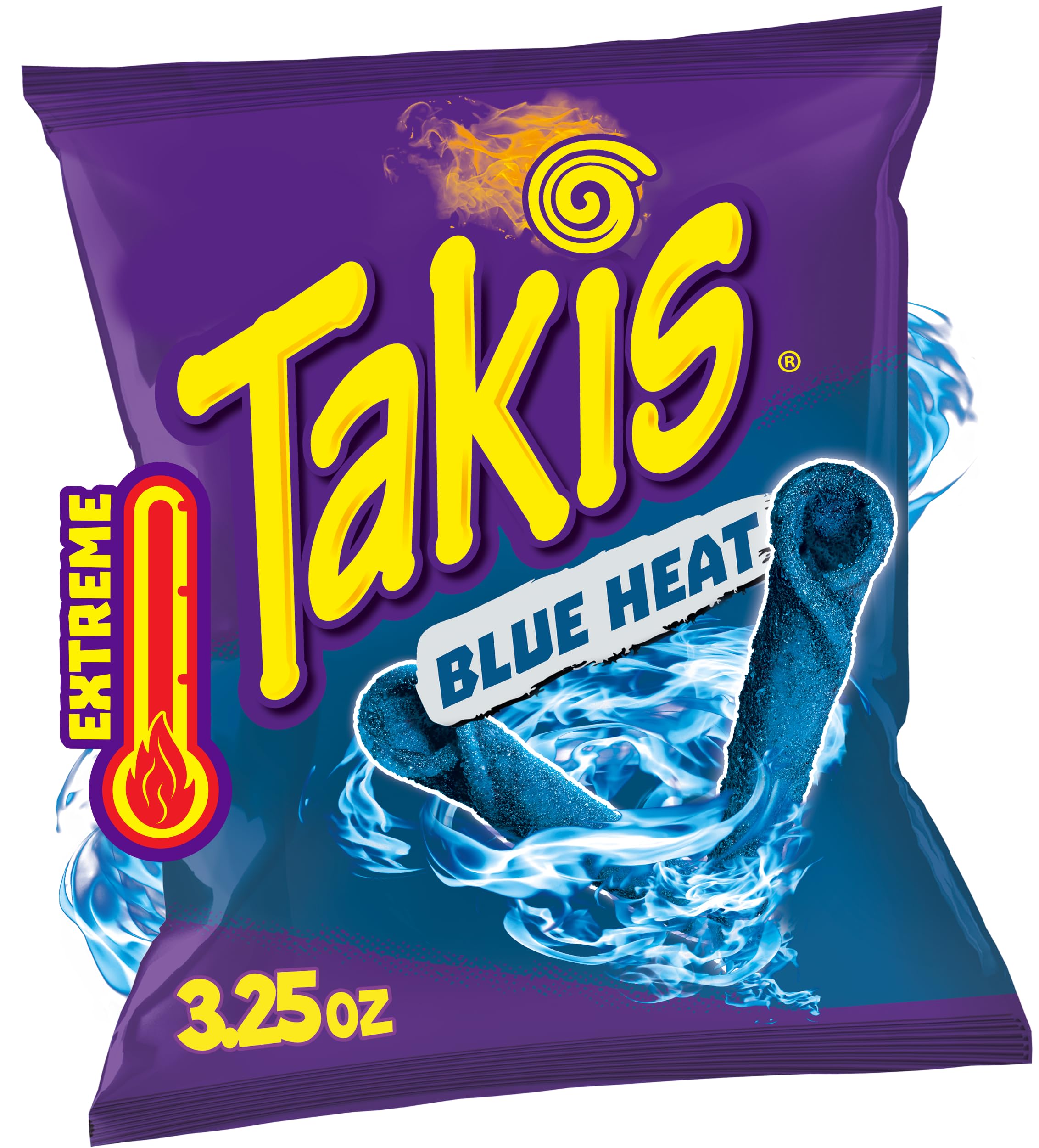 Takis Blue Heat 3.25oz (92.3g) Hot Chilli Pepper Tortilla Chips American USA Import