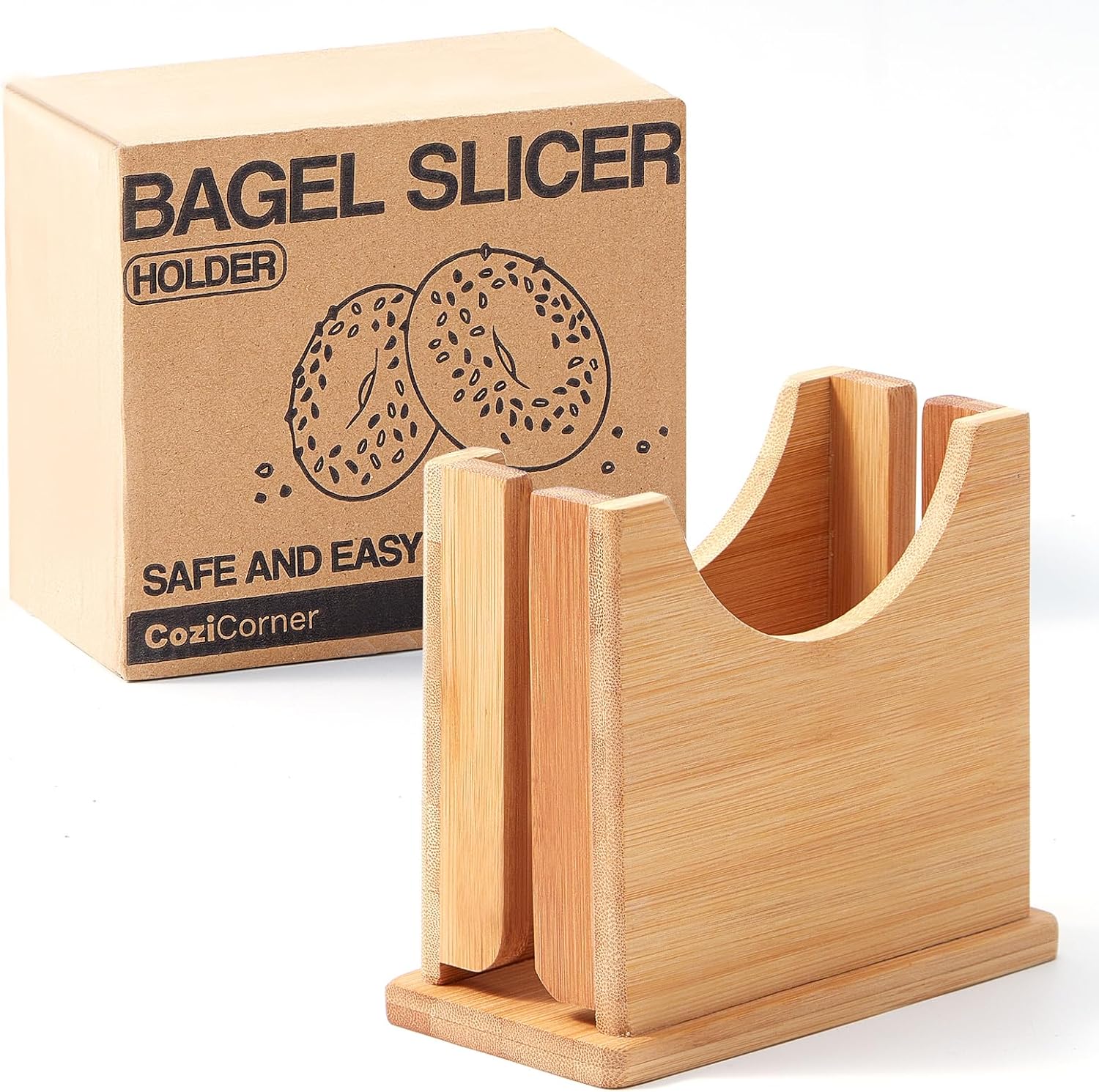 CoziCorner Precision Bagel Slicer Effortlessly Slice and