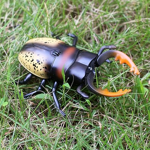 Miniatura 4 de Tipmant RC Beetle Control remoto insectos realista simulación electrónica escalador animal broma vehículo de juguete regalos de cumpleaños para