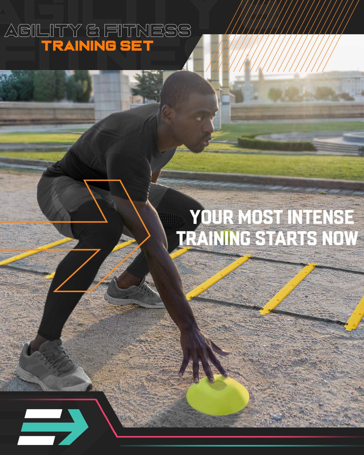 Amazon.co.jp: EXALTER アジリティ&フィットネス器具セット