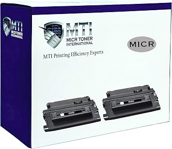 Amazon.com: MICR Toner International - Cartucho de tinta magnético  compatible para impresoras láser HP 90A CE390A M601 M602 M603 M4555  (paquete de 2) : Productos de Oficina
