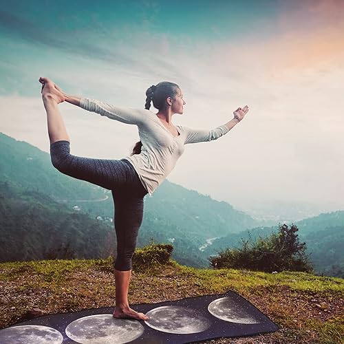 Miniatura 8 de QiyI Toalla para esterilla de yoga con bolsillos en las esquinas, toallas de yoga antideslizantes que absorben el sudor, mantas de yoga suaves con