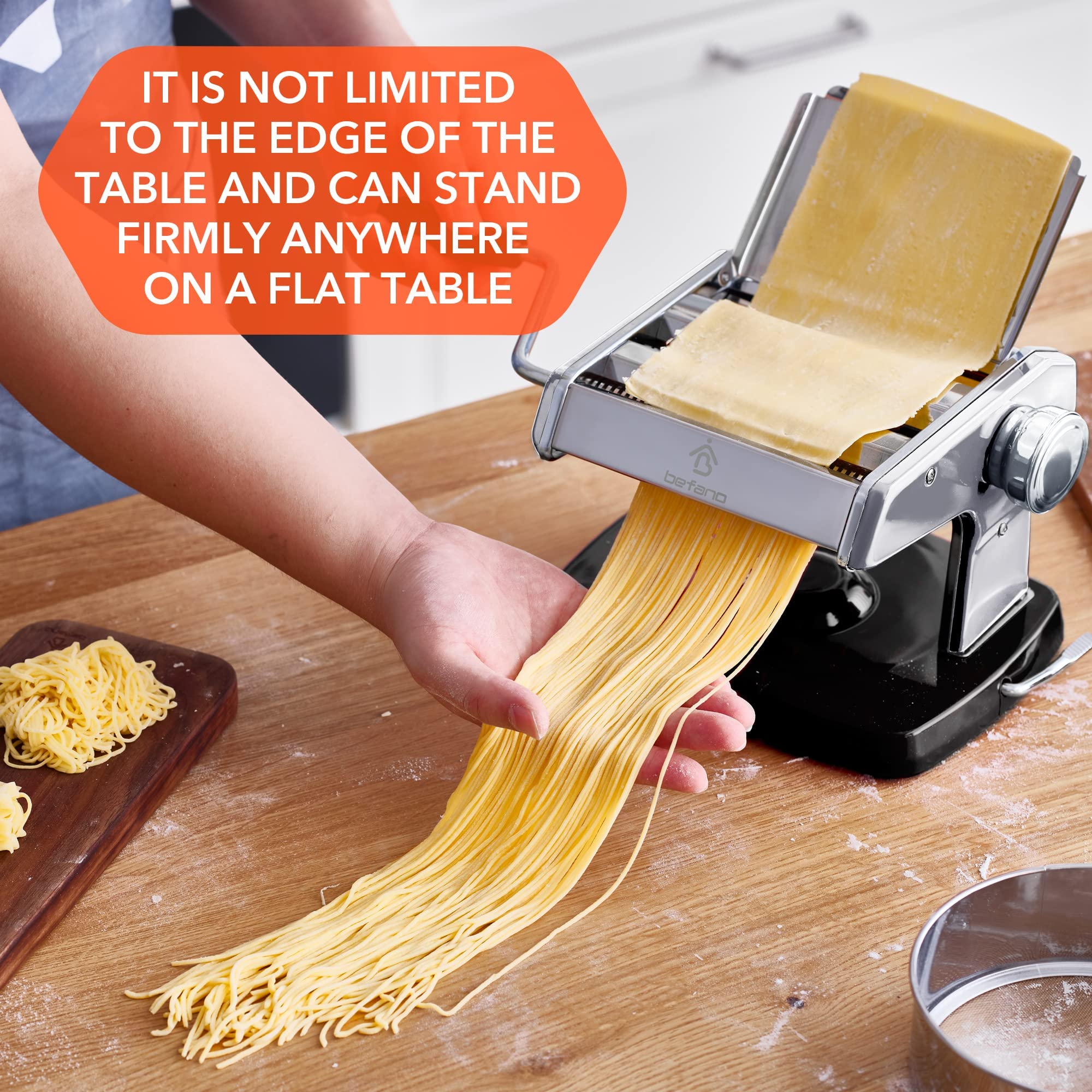 Befano Manual Pasta Maker, Removable StainlessSteel P...B098DHFZ5P
