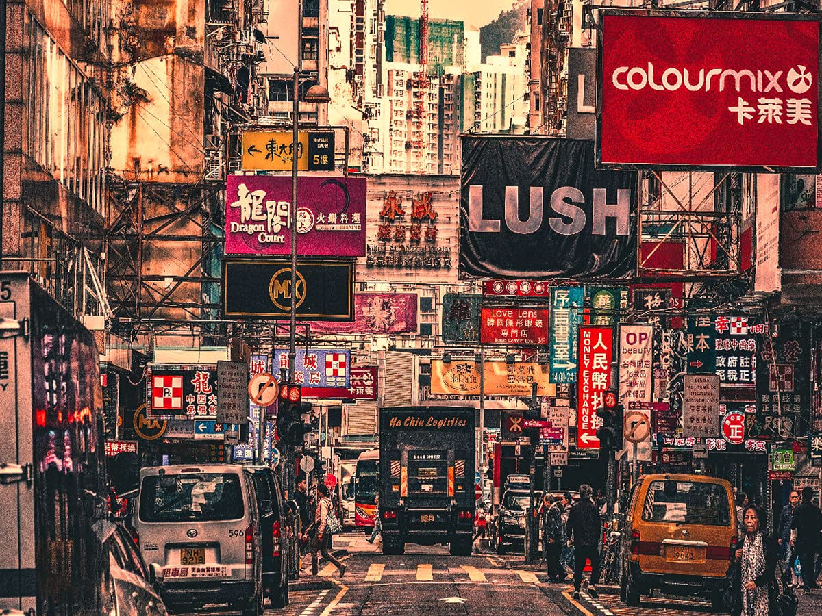 CALVENDO Puzzle Hong Kong 1000 Pieces 64 x 48 cm from Peter Roder