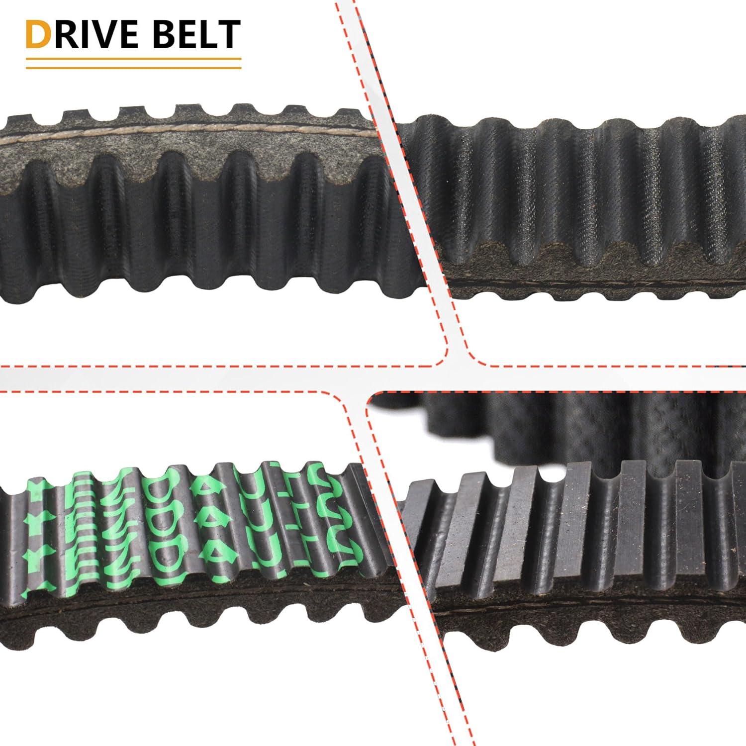CVT Drive Belt for Polaris RZR 4 800 2010-2014 / RZR 800 2008-2014 / RZR S 800 2009-2014 / Ranger 800 2009-2014 / Ranger 700 2008-2009 Replaces OE# 3211133 3211162 3211118 3211048