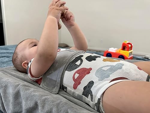 Miniatura 5 de Protector ultra suave Minky - Fundas de mesa cambiador transpirables para cambiador, fundas lavables para cambiador (gris)