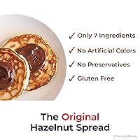 Vista 9 de Nutella Crema de avellanas con cacao, crema para untar de avellanas, favorito del desayuno, tarro de 13 onzas