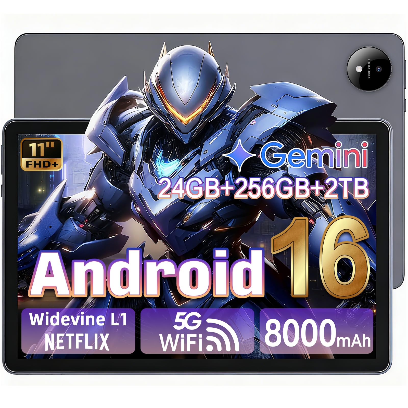 Amazon.com : Android 16 Tablet with Gemini AI 90HZ Refresh Rate