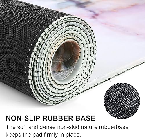 Miniatura 4 de Anyshock Tapete de escritorio grande para videojuegos, alfombrilla de mouse para escritorio, alfombrilla de escritorio de computadora, alfombrilla