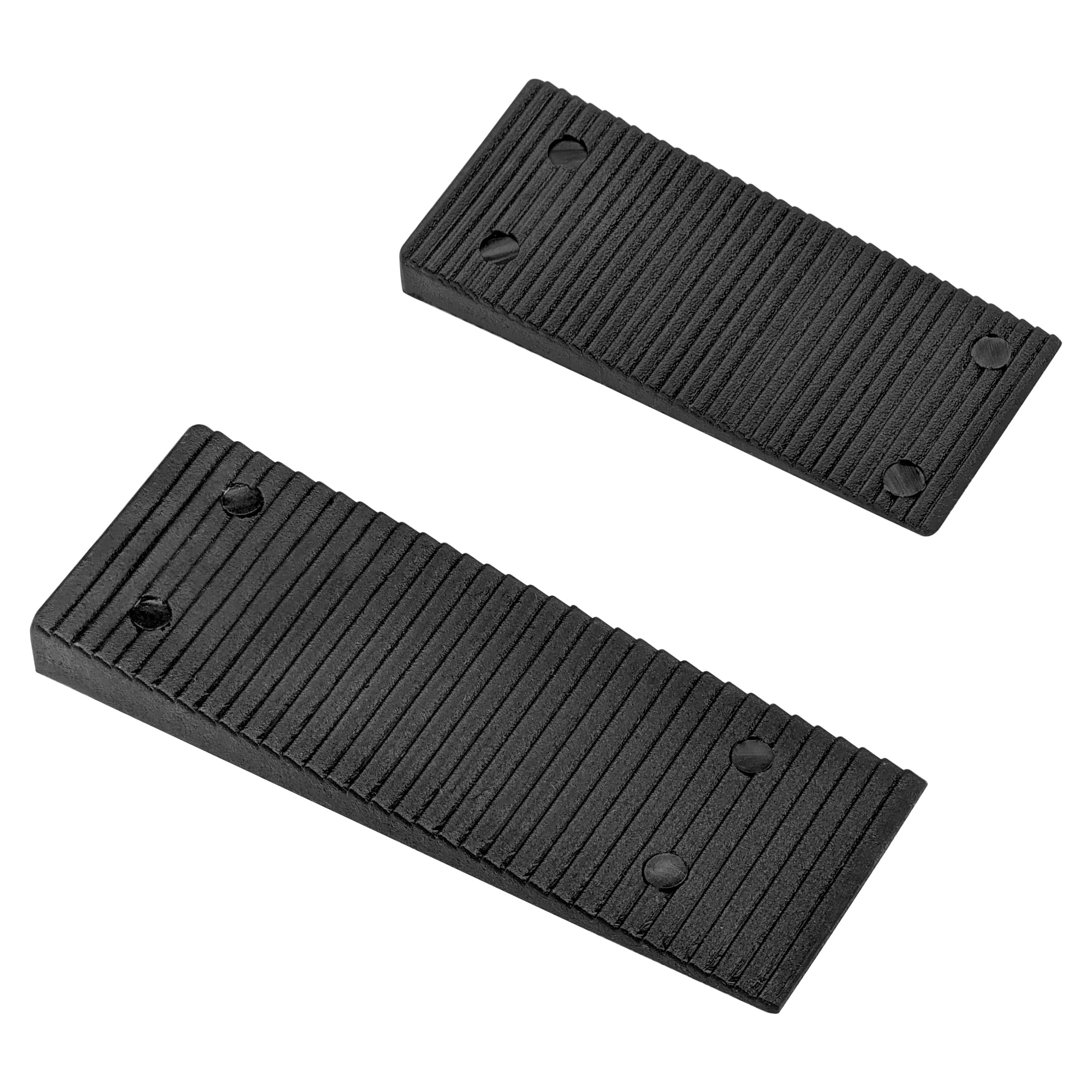 Lhuiddh Black 50 Pcs Plastic Wedge Shims, Furniture Leveling Shim, Door & Window Spacers
